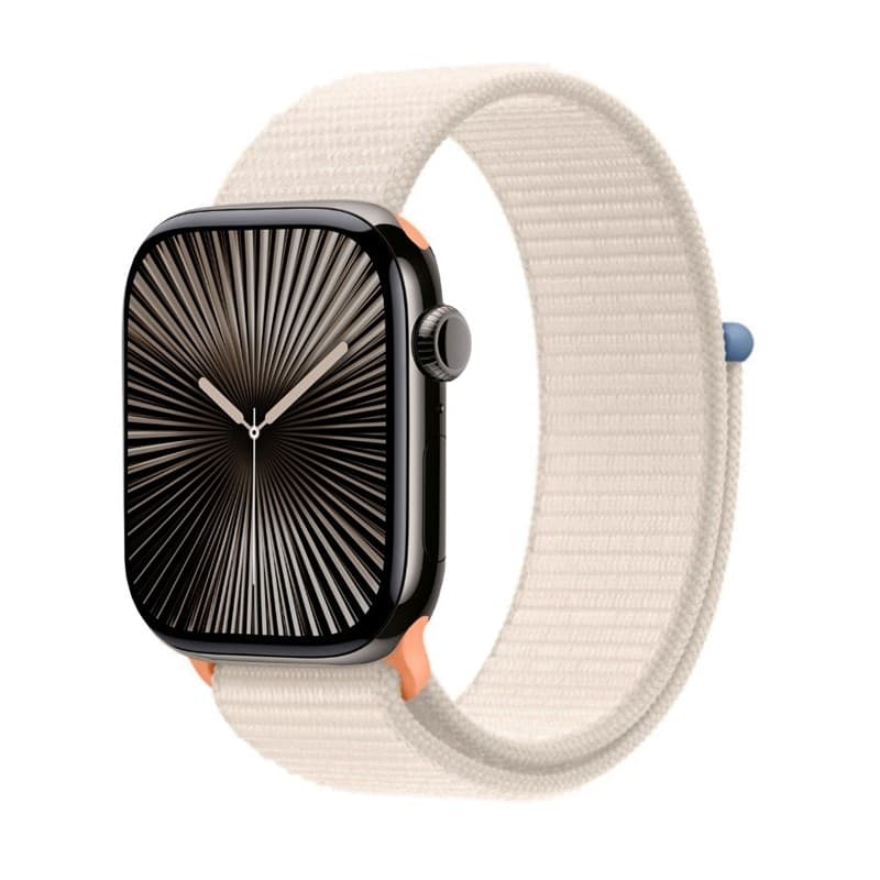 Cinturino sportivo Crong in nylon per Apple Watch 38/40/41/42 mm (Starlight) - 8