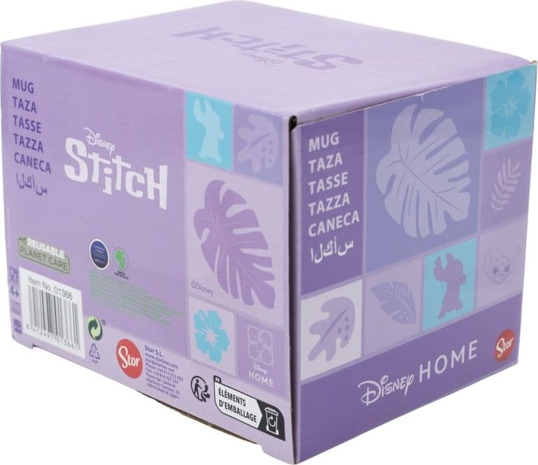 Disney Stitch - Tazza in ceramica in confezione regalo della collezione Palms 400 ml - 4