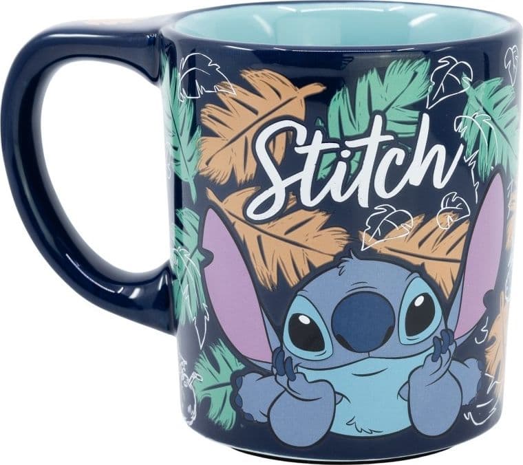 Disney Stitch - Tazza in ceramica antiribaltamento Dropsafe della collezione Ohana da 300 ml - 2