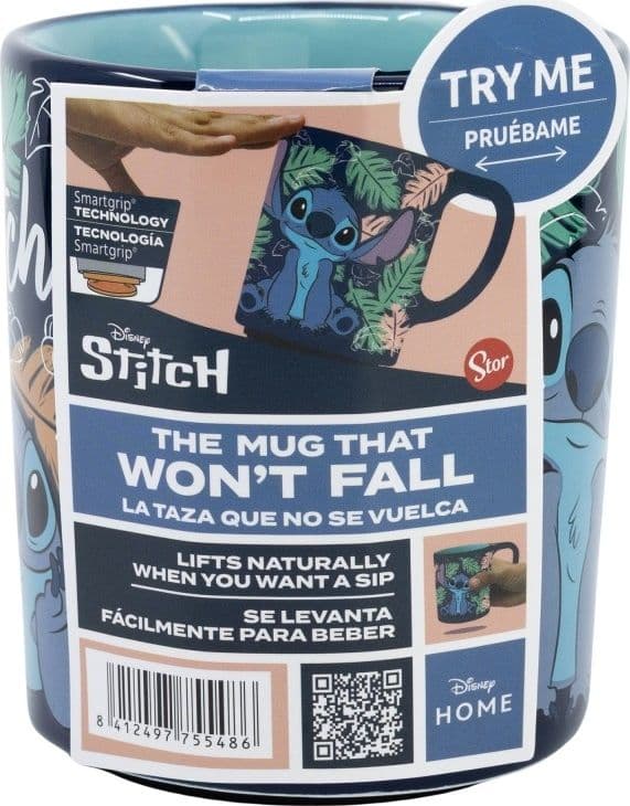 Disney Stitch - Tazza in ceramica antiribaltamento Dropsafe della collezione Ohana da 300 ml - 5