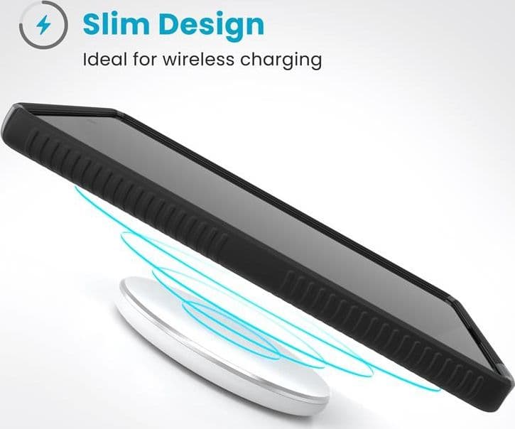 Speck Presidio2 Grip - Custodia per Samsung Galaxy S25 Ultra (Nero/Grigio Ardesia/Bianco) - 2