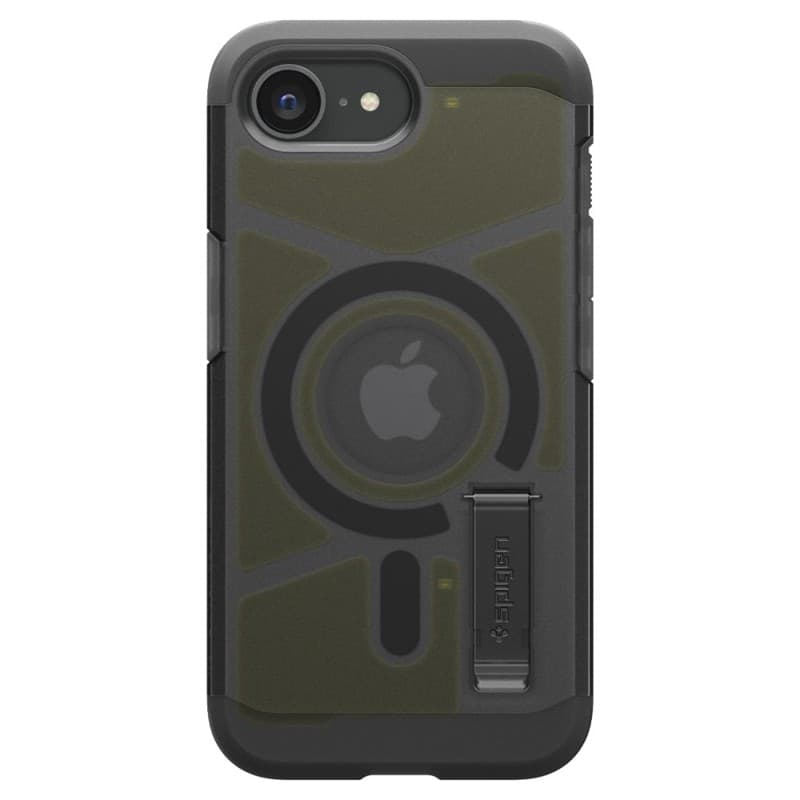 Spigen Tough Armor Mag MagSafe - Custodia per iPhone 17e / 16e (nero satinato) - 3