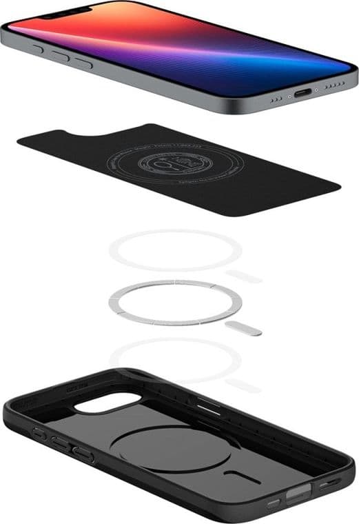 Spigen Thin Fit Mag MagSafe - Custodia per iPhone 17e / 16e (Nero) - 7