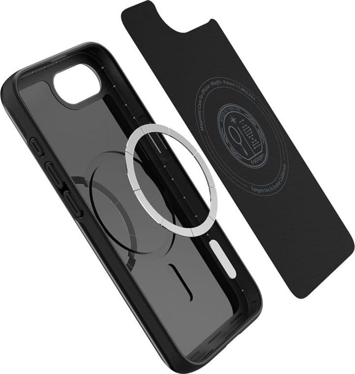 Spigen Thin Fit Mag MagSafe - Custodia per iPhone 17e / 16e (Nero) - 8
