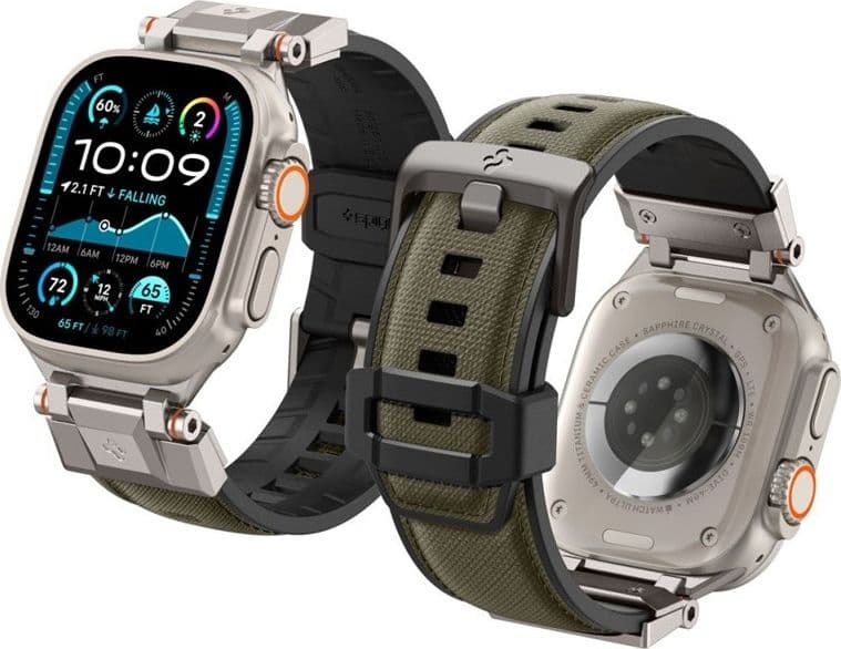 Spigen DuraPro Armor - Band for Apple Watch 44/45/46/49 mm (Military Green) - 2