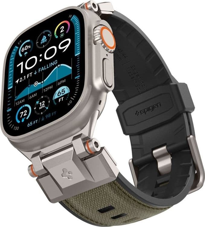 Spigen DuraPro Armor - Band for Apple Watch 44/45/46/49 mm (Military Green) - 7