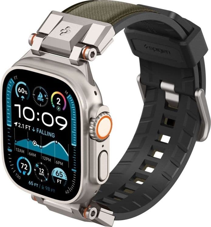 Spigen DuraPro Armor - Band for Apple Watch 44/45/46/49 mm (Military Green) - 8