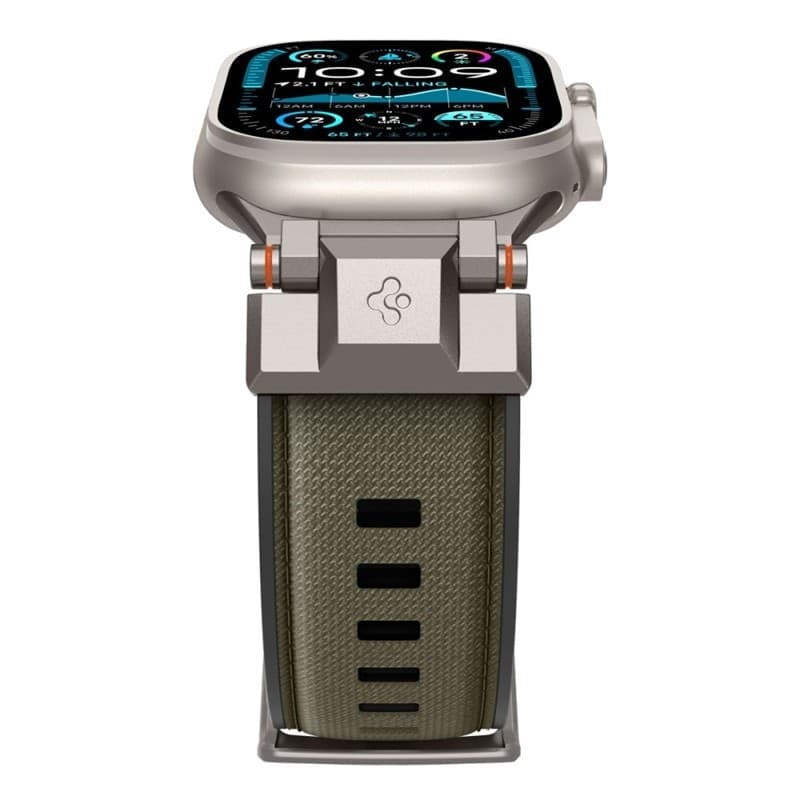Spigen DuraPro Armor - Band for Apple Watch 44/45/46/49 mm (Military Green) - 9