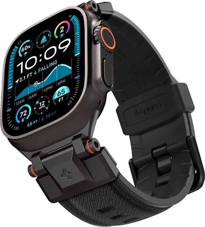 Spigen DuraPro Armor - Band for Apple Watch 44/45/46/49 mm (Black Edition) - 8