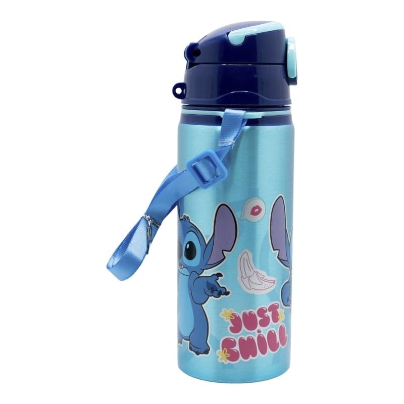 Disney Stitch - Borraccia in alluminio con cannuccia e cinturino 730 ml - 3