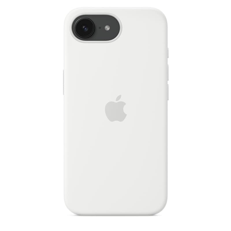 Apple Silicone Case – Silicone Case with MagSafe for iPhone 16e (White) - 2