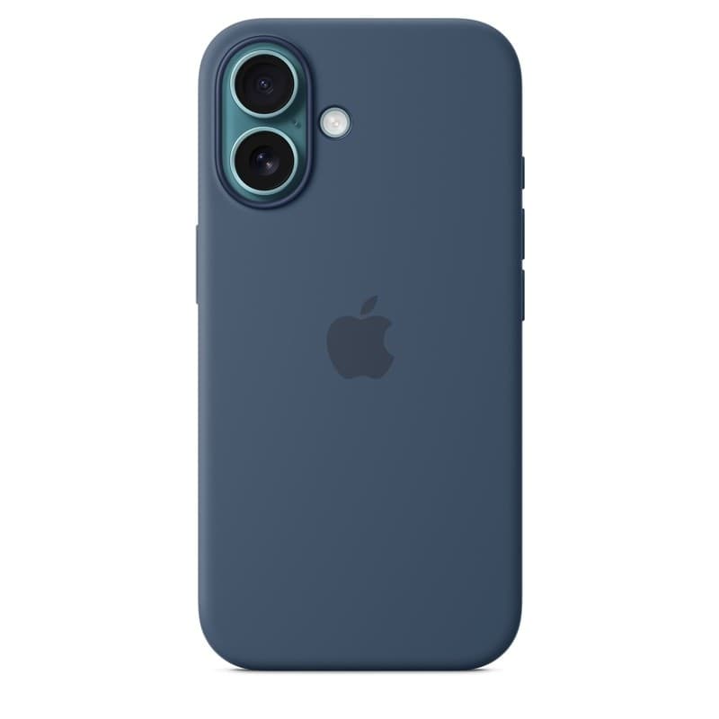 Apple Silicone Case – Silicone Case with MagSafe for iPhone 16 (Denim) - 2