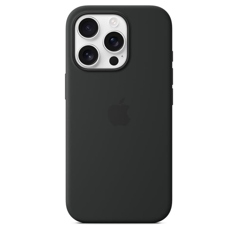 Apple Silicone Case – Silicone Case with MagSafe for iPhone 16 Pro (Black) - 4