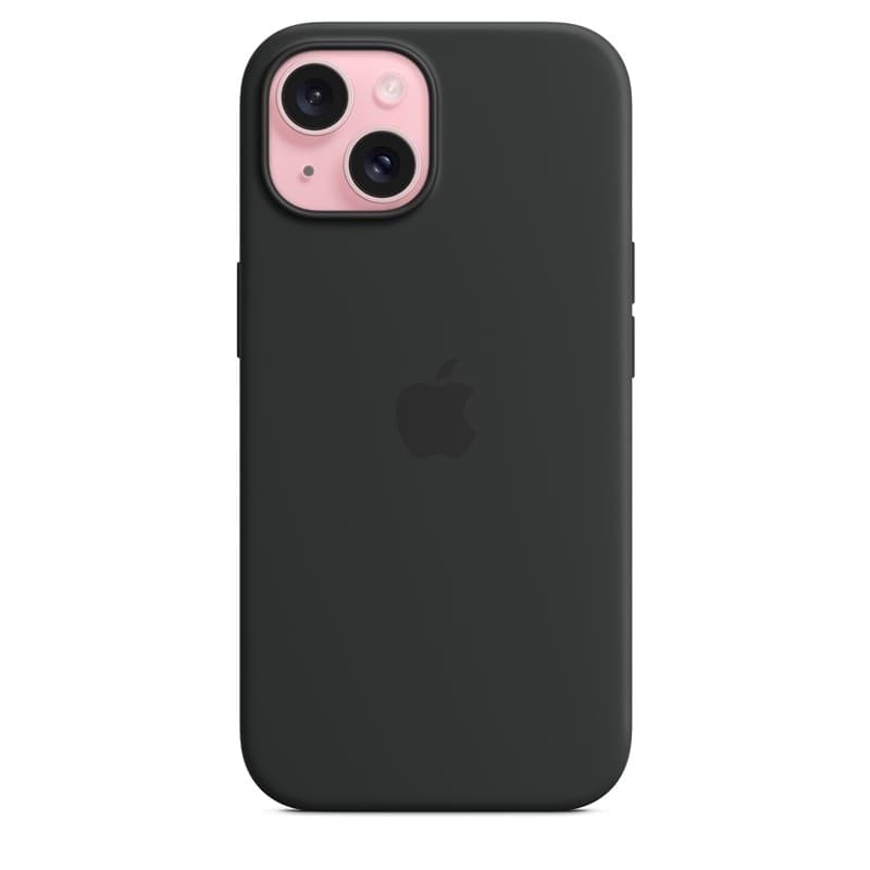 Apple Silicone Case – Silicone Case with MagSafe for iPhone 15 (Black) - 2