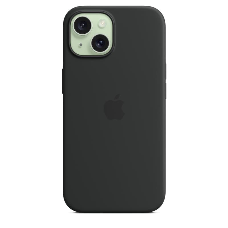 Apple Silicone Case – Silicone Case with MagSafe for iPhone 15 (Black) - 4