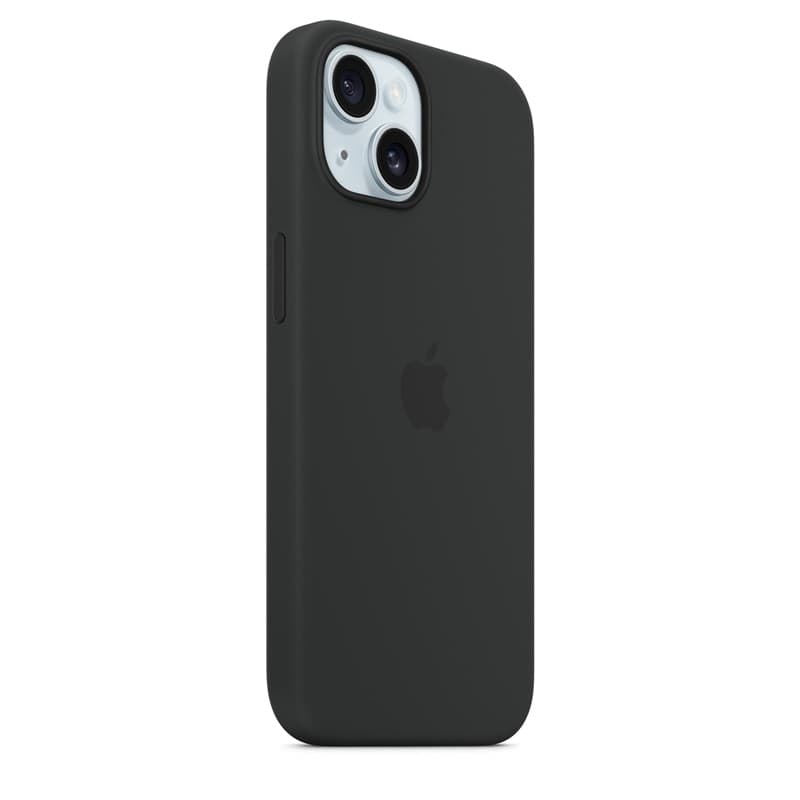 Apple Silicone Case – Silicone Case with MagSafe for iPhone 15 (Black) - 6