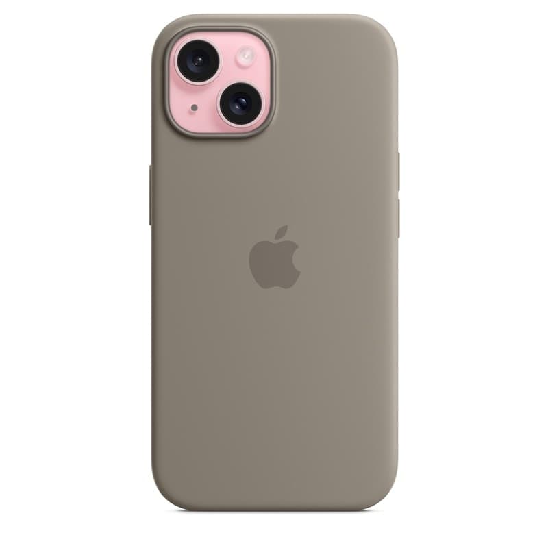 Apple Silicone Case – Silicone Case with MagSafe for iPhone 15 (Clay) - 2