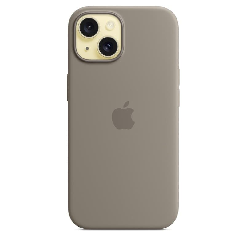 Apple Silicone Case – Silicone Case with MagSafe for iPhone 15 (Clay) - 3