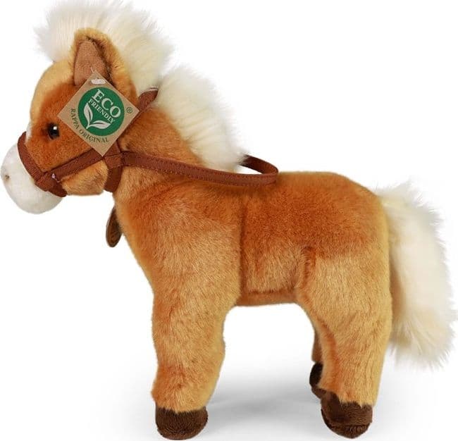 Rappa - Plush Realistic Brown Horse 30 cm Eco-Friendly - 3
