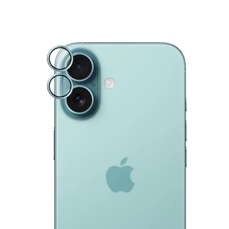 3mk HARDY Lens Protection Pro - Camera Lens Glass for iPhone 17 (Light Green) - 2