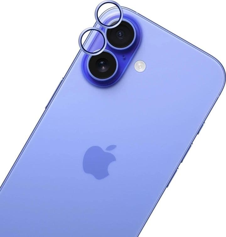 3mk HARDY Lens Protection Pro - Camera Lens Glass for iPhone 17 (Light Blue) - 3