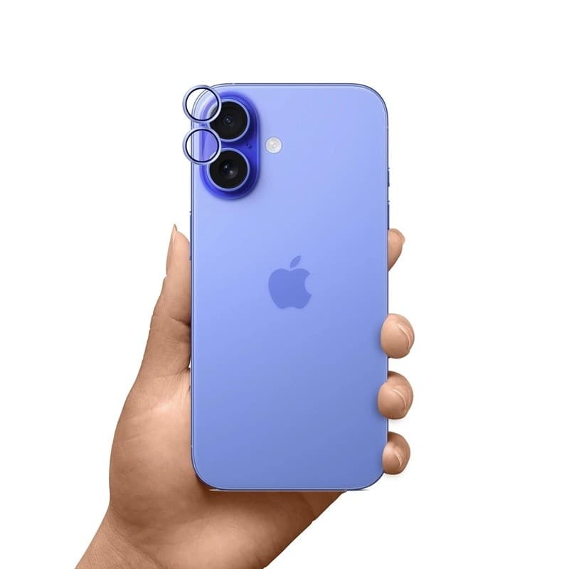 3mk HARDY Lens Protection Pro - Camera Lens Glass for iPhone 17 (Light Blue) - 9