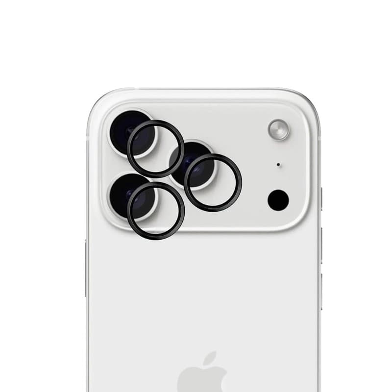 3mk HARDY Lens Protection Pro - Camera Lens Glass for iPhone 17 Pro / iPhone 17 Pro Max (Black) - 5