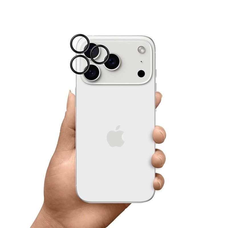 3mk HARDY Lens Protection Pro - Camera Lens Glass for iPhone 17 Pro / iPhone 17 Pro Max (Black) - 6