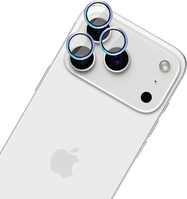 3mk HARDY Lens Protection Pro - Camera Lens Glass for iPhone 17 Pro / iPhone 17 Pro Max (Rainbow) - 2