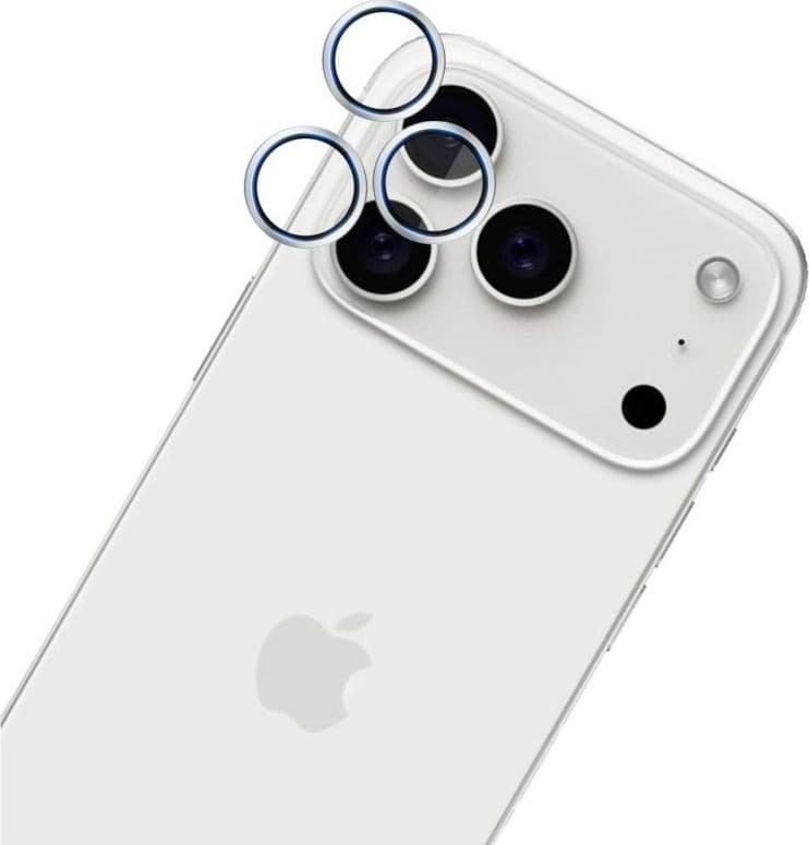 3mk HARDY Lens Protection Pro - Camera Lens Glass for iPhone 17 Pro / iPhone 17 Pro Max (Silver) - 4