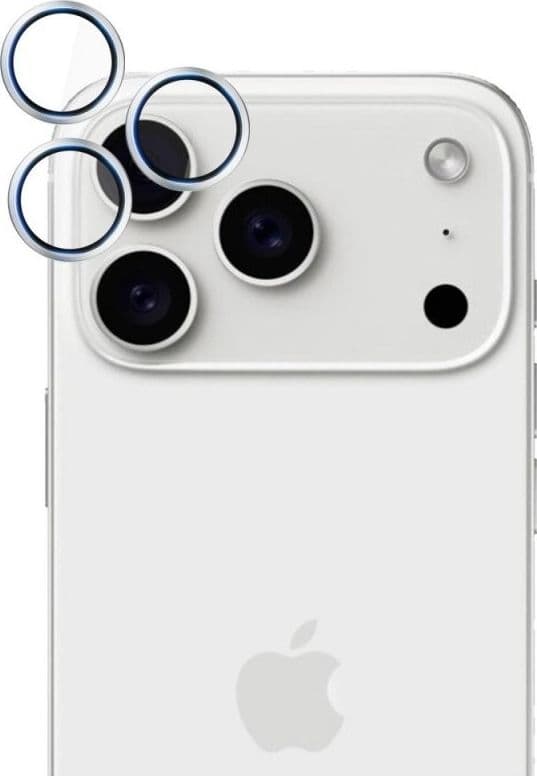 3mk HARDY Lens Protection Pro - Camera Lens Glass for iPhone 17 Pro / iPhone 17 Pro Max (Silver) - 6