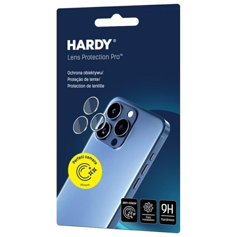 3mk HARDY Lens Protection Pro - Camera Lens Glass for iPhone 17 Pro / iPhone 17 Pro Max (Silver) - 9