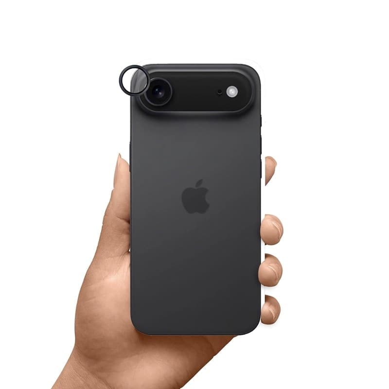 3mk HARDY Lens Protection Pro - Camera Lens Glass for iPhone Air (Black) - 3