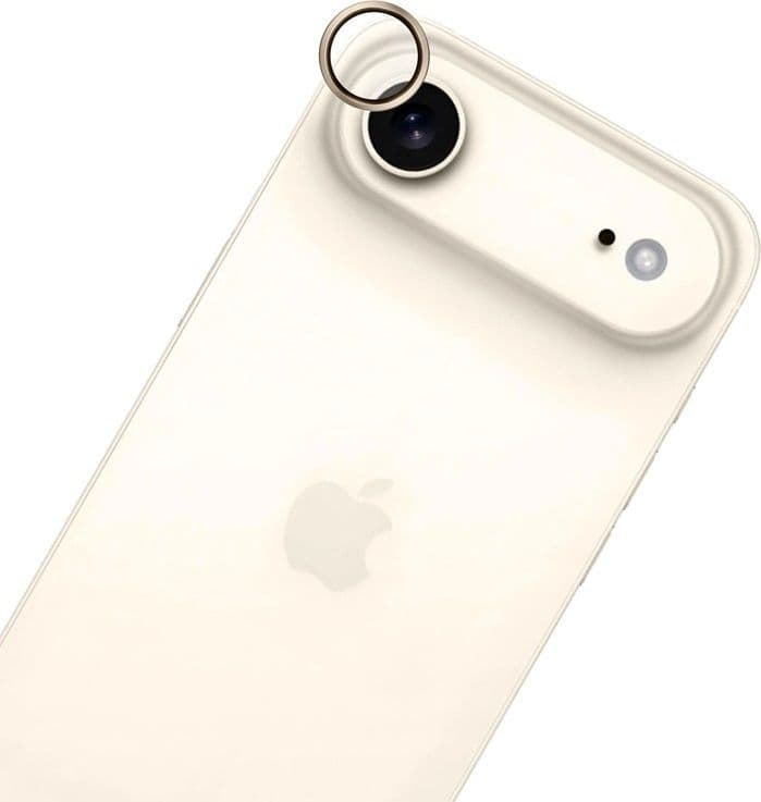 3mk HARDY Lens Protection Pro - Camera Lens Glass for iPhone Air (Titanium Gold) - 2