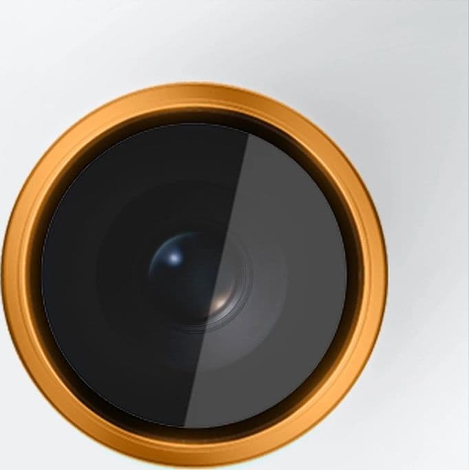 3mk HARDY Lens Protection Pro - Camera Lens Glass for iPhone 17 Pro / iPhone 17 Pro Max (Orange) - 2