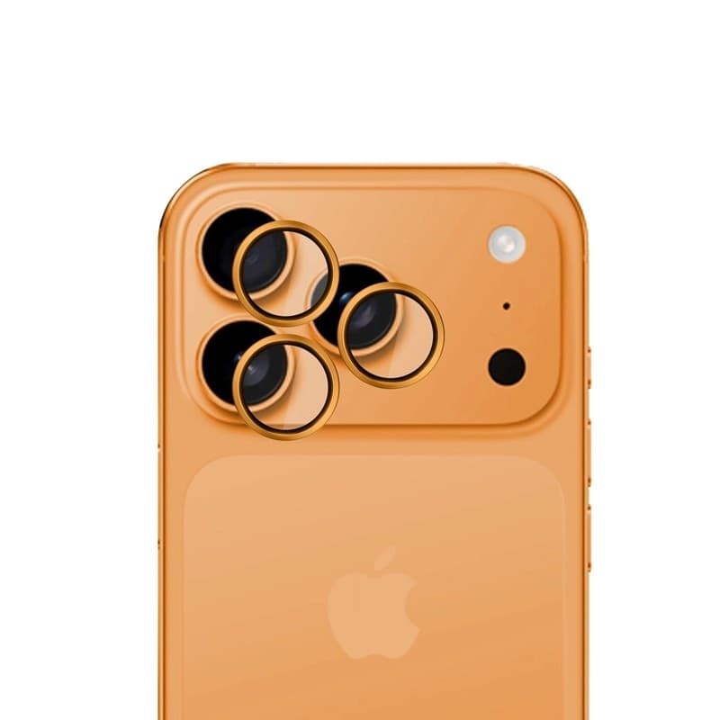3mk HARDY Lens Protection Pro - Camera Lens Glass for iPhone 17 Pro / iPhone 17 Pro Max (Orange) - 10