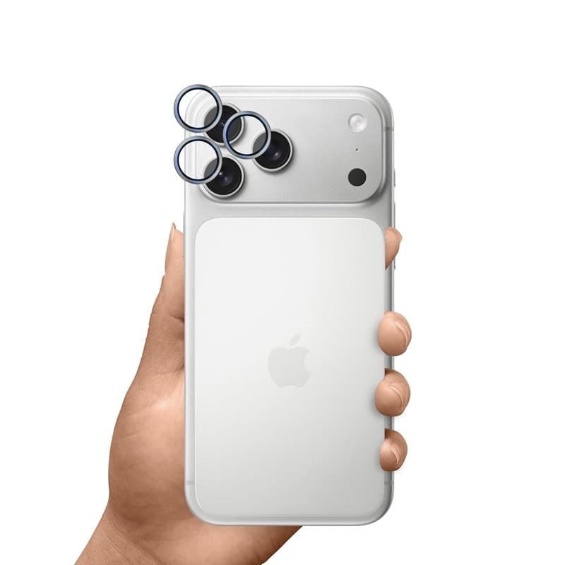 3mk HARDY Lens Protection Pro - Camera Lens Glass for iPhone 17 Pro / iPhone 17 Pro Max (Titanium Gray) - 5