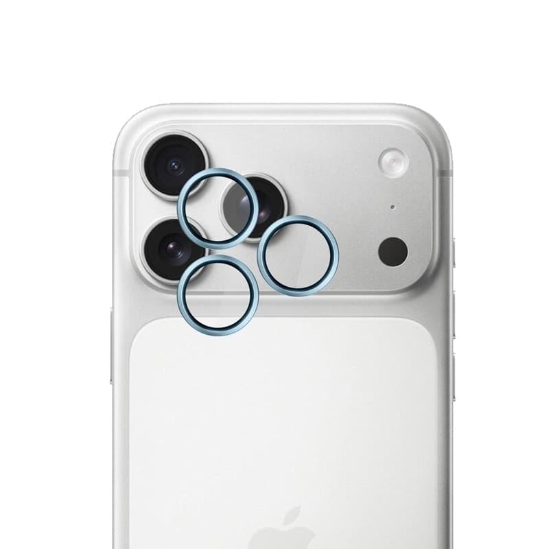 3mk HARDY Lens Protection Pro - Camera Lens Glass for iPhone 17 Pro / iPhone 17 Pro Max (Ocean Blue) - 9