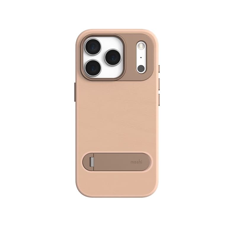 Moshi Kameleon MagSafe - Case iPhone 17 Pro with Stand Function (Milktea Brown) - 2
