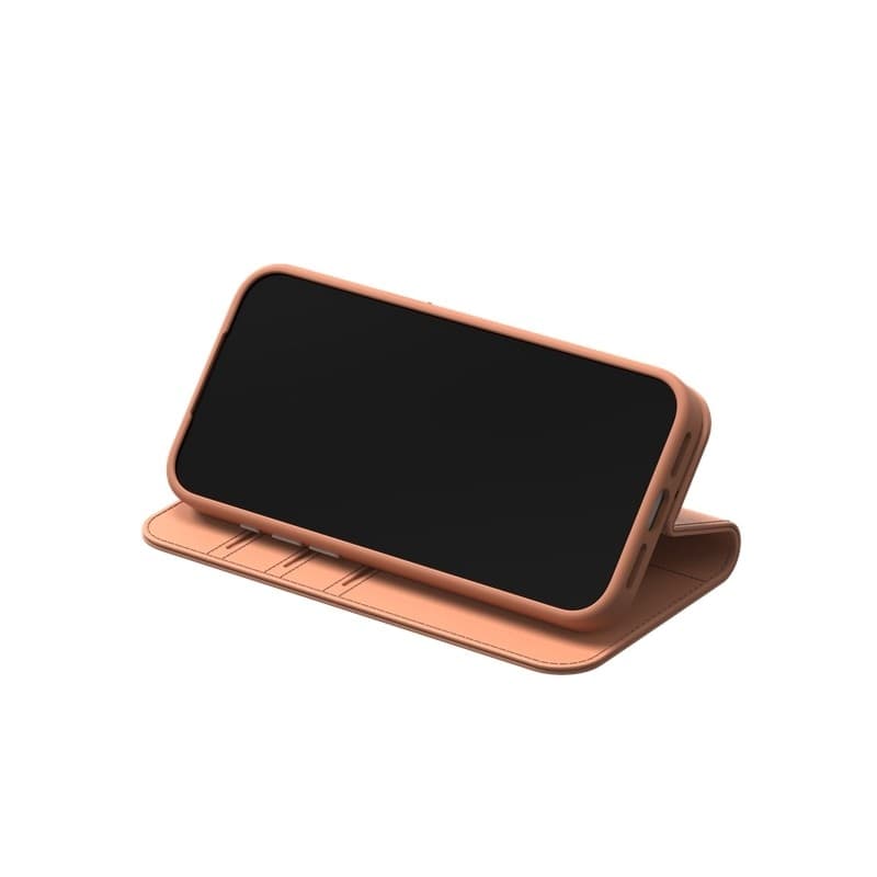 Moshi Overture MagSafe - Leather 3-in-1 Flip Case iPhone 17 Pro Max (Misty Coral) - 3