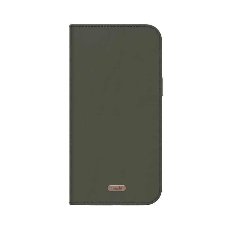 Moshi Overture MagSafe - Leather 3-in-1 Flip Case iPhone 17 Pro Max (Moss Green) - 2