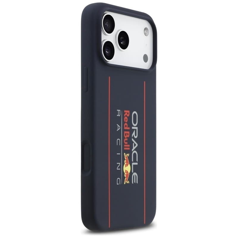 Custodia MagSafe in silicone Red Bull con logo verticale oversize - iPhone 17 Pro Max (blu navy) - 4