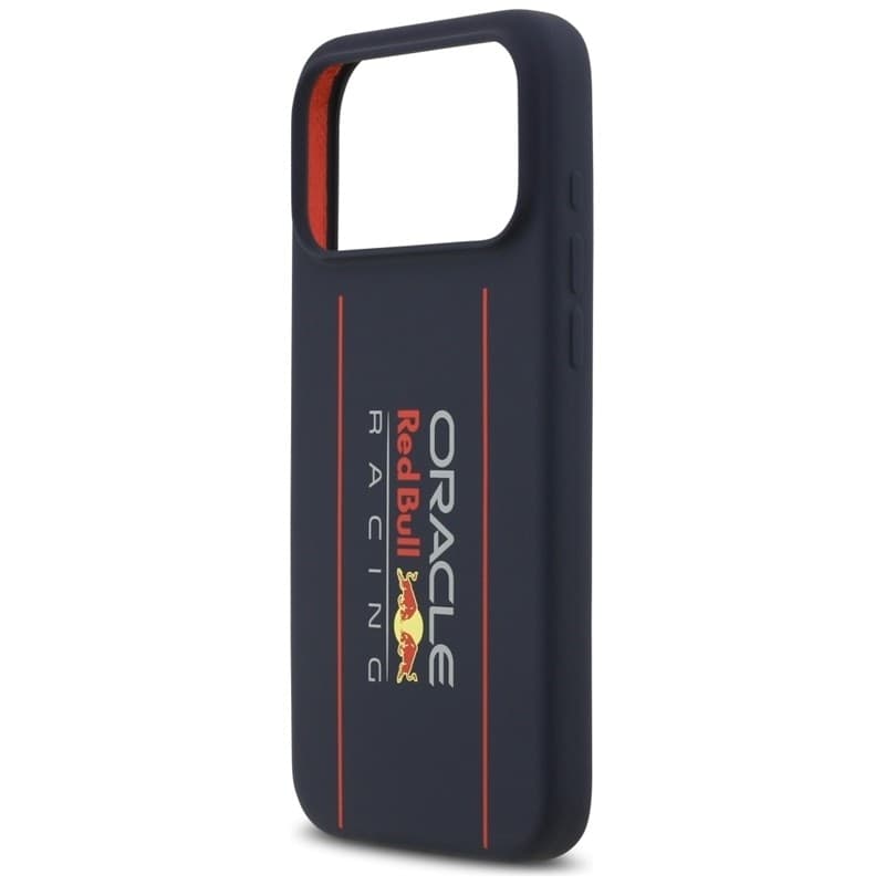 Custodia MagSafe in silicone Red Bull con logo verticale oversize - iPhone 17 Pro Max (blu navy) - 6
