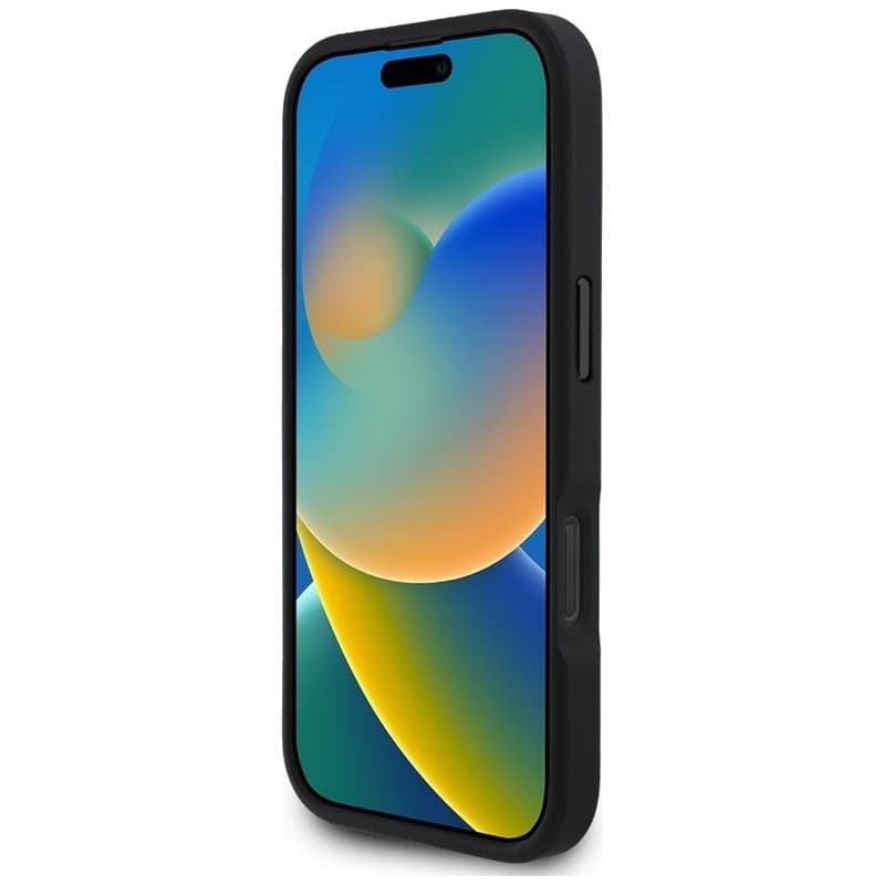 Custodia Red Bull in pelle con anello rosso e MagSafe per iPhone 16 Pro Max (blu navy) - 5