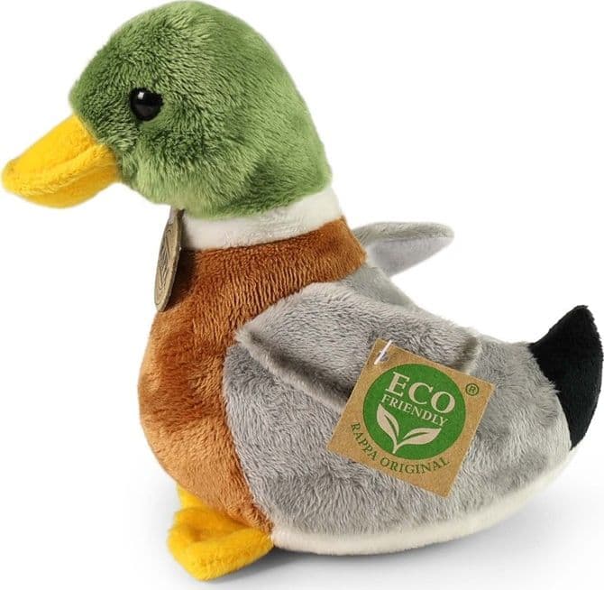 Rappa - Plush Realistic Toy Mallard Duck with Sound 22 cm Eco-Friendly - 3