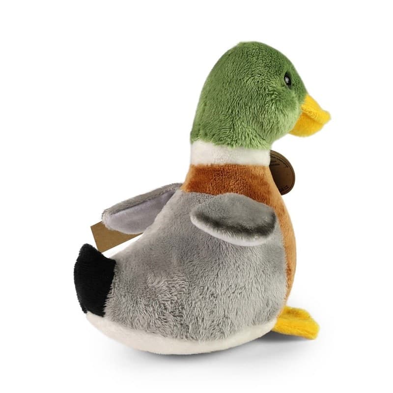 Rappa - Plush Realistic Toy Mallard Duck with Sound 22 cm Eco-Friendly - 4