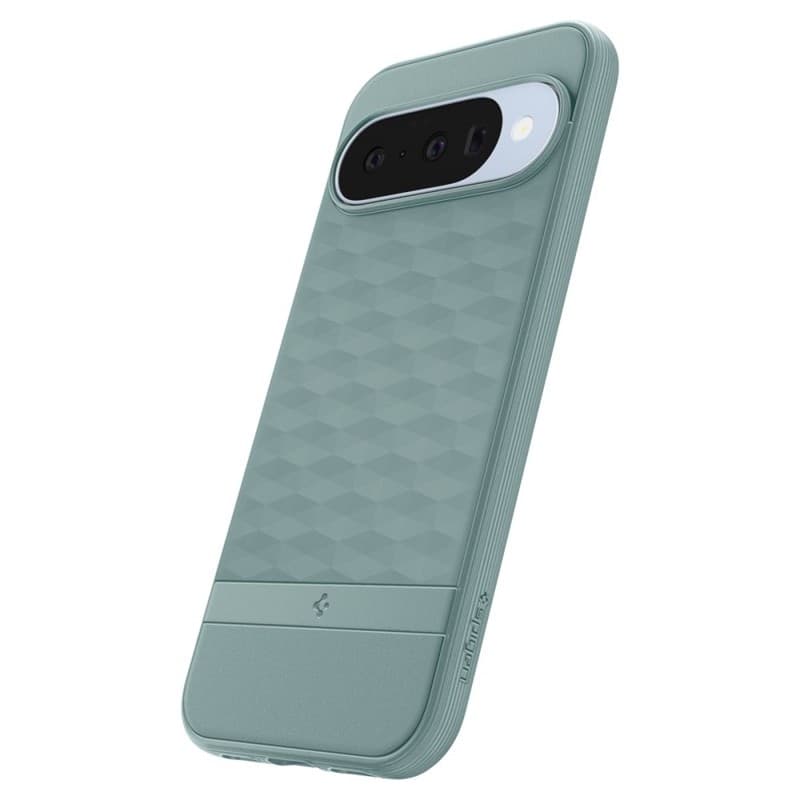 Spigen Parallax Mag MagSafe - Custodia per Google Pixel 10 / 10 Pro (verde salvia) - 8