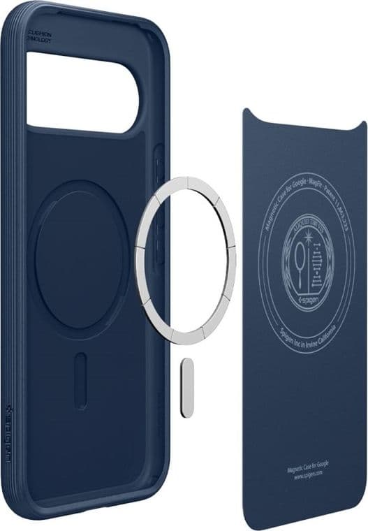 Spigen Parallax Mag MagSafe - Custodia per Google Pixel 10 / 10 Pro (Blu notte) - 10