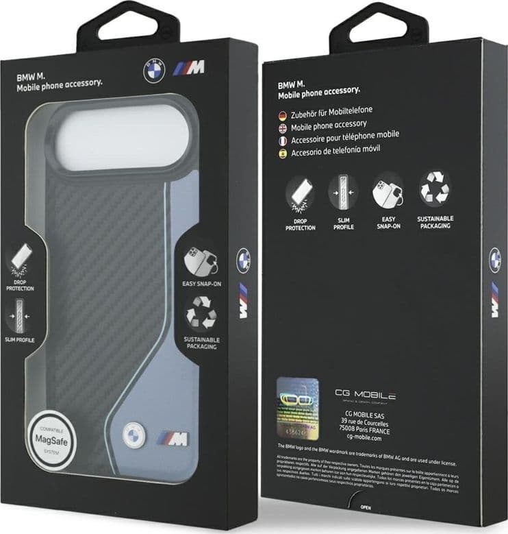 BMW M Carbon Logo MagSafe - Case iPhone Air (blue) - 8