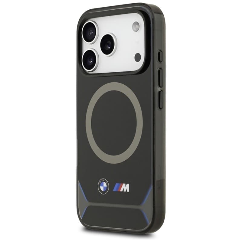 BMW M IML Metal Buttons & Logo MagSafe - Case iPhone 17 Pro (black-blue) - 2